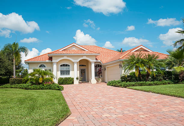 Residential Paver Driveway in Rio Bravo, TX